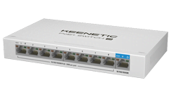 9 Ports 10/100/1000 - 8 ports PoE + - KN-4710-01-E
