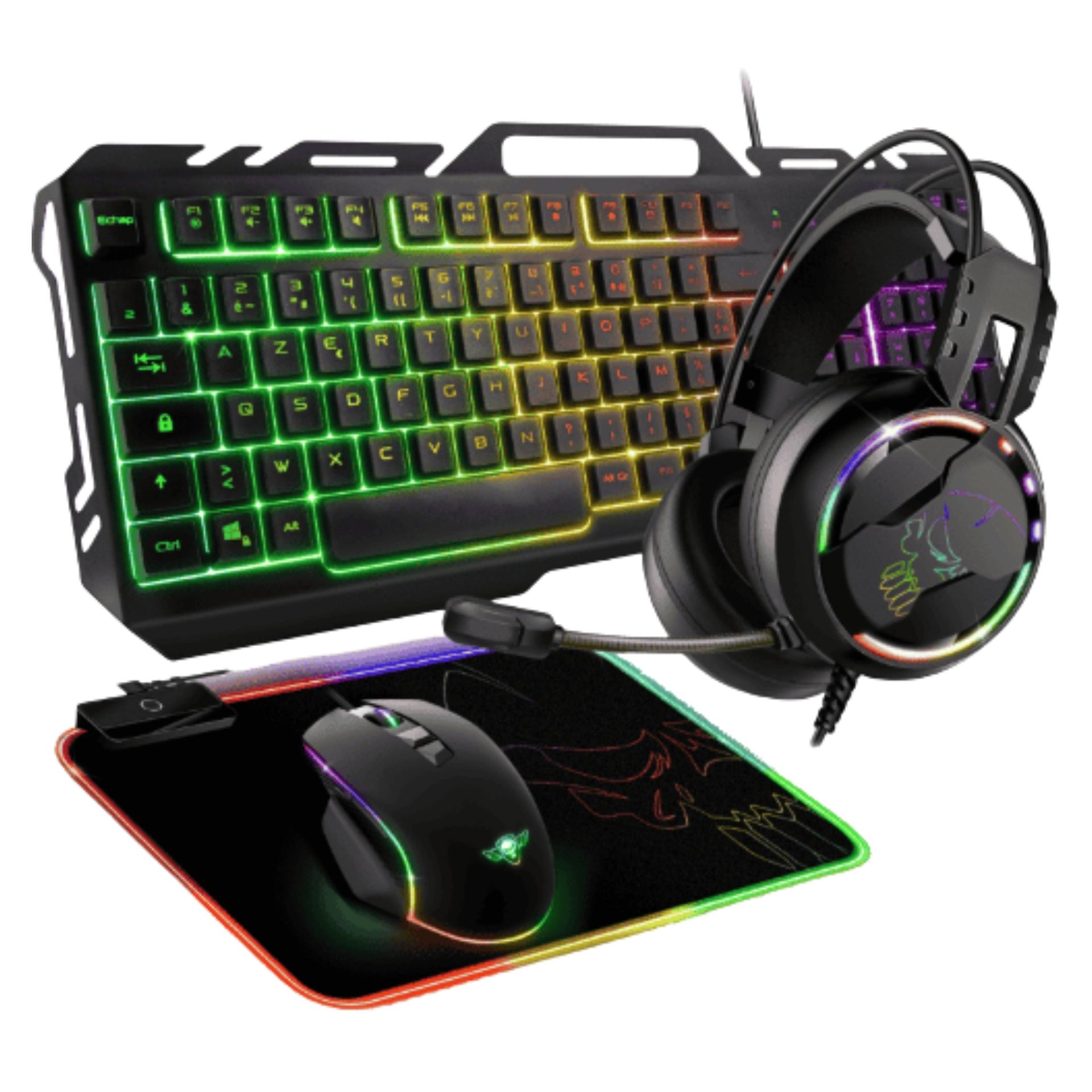 4 en 1 Ultimate 300 - Clavier/Souris/Tapis/Casque#