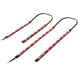 Kit 4 barres LEDS rouges magnétiques#