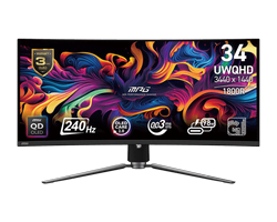 34" CURVE QD-OLED UWQHD/240Hz/0.03ms/HDR/USB-C