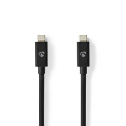 Câble USB-C 4.0 Mâle/Mâle 240W/8K60Hz - 2m Noir#