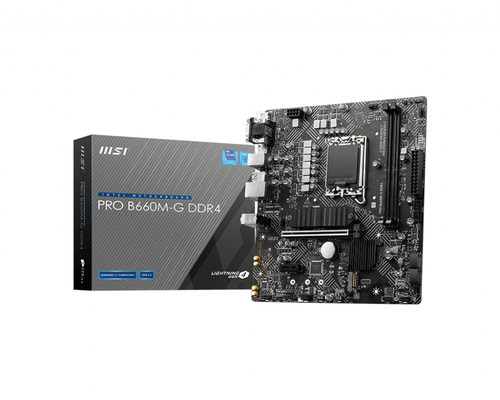 PRO B660M-G DDR4 -  B660/LGA1700/DDR4/mATX