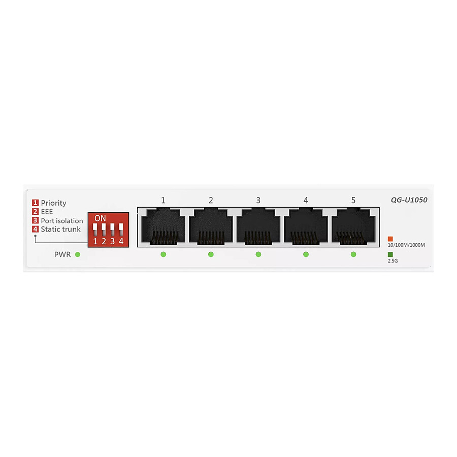 QG-U1050 - 5 ports 2,5G non géré#