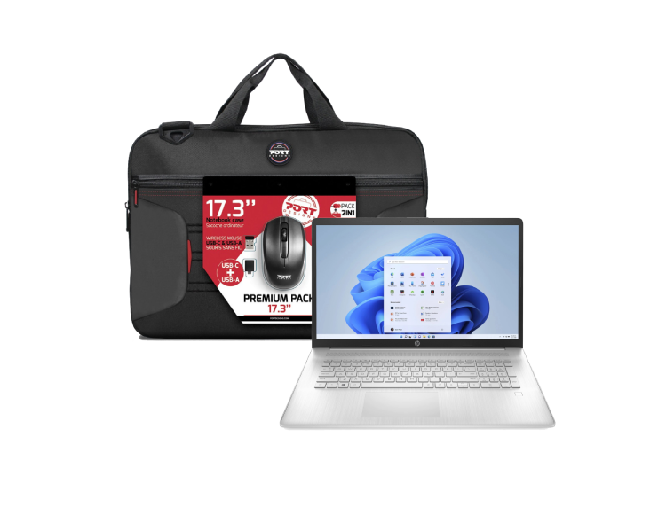 17.3"HD+/Celeron N4120/4G/128G/W11S+Sacoche+Souris