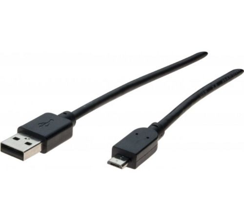 Câble USB-A 2.0 vers Micro USB B m/m- 1m - Noir