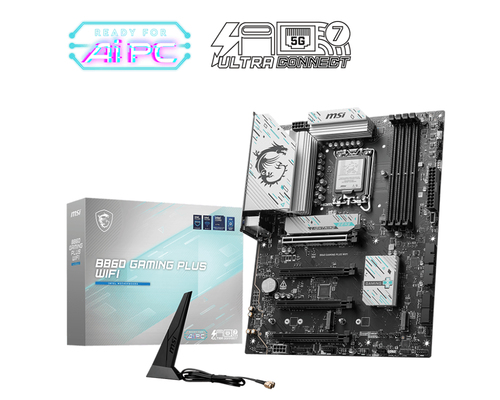 B860 GAMING PLUS WIFI - B860/LGA1851/DDR5/ATX-Seconde Vie-Très Bon Etat