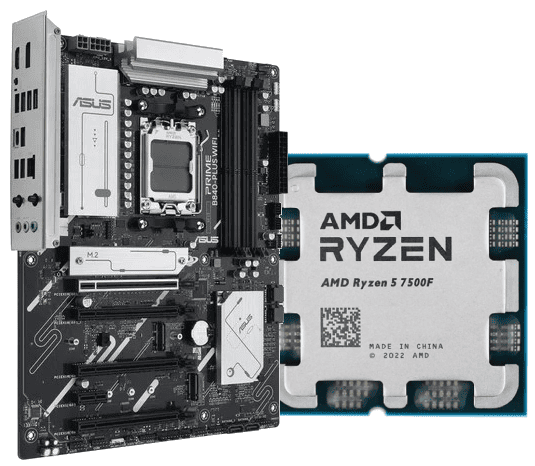 PRIME B840-PLUS WIFI + Ryzen 5 7500F MPK