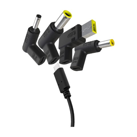 4 Embouts chargeurs USB-C vers LENOVO - Noir