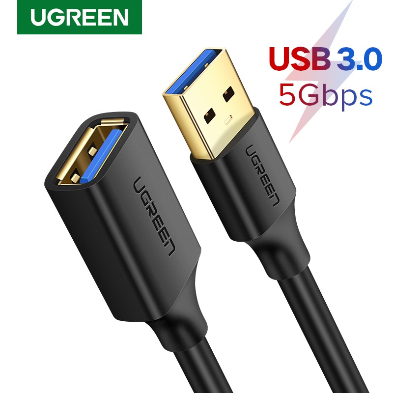 Câble USB-A vers USB-A/1,5m/Noir#