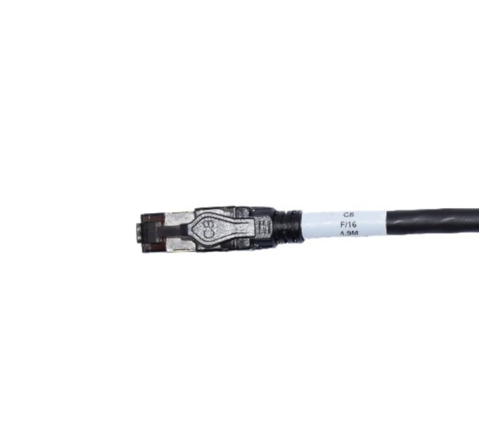 Câble RJ45 Cat8.1 U/FTP - 4,9m - Noir