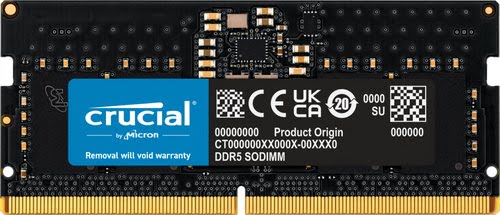 8GB DDR5-4800 SODIMM CT8G48C40S5