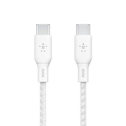 Câble USB-C vers USB-C - 2m - 100W - Blanc