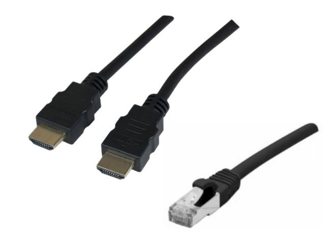 Câble HDMI 1.4 Highspeed + Ethernet mâle/mâle - 5m#