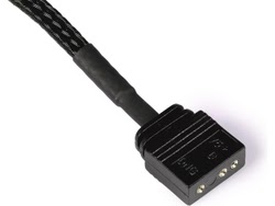Splitter aRGB 3pin 5V vers 2x 3pin 5V - 15cm Noir#