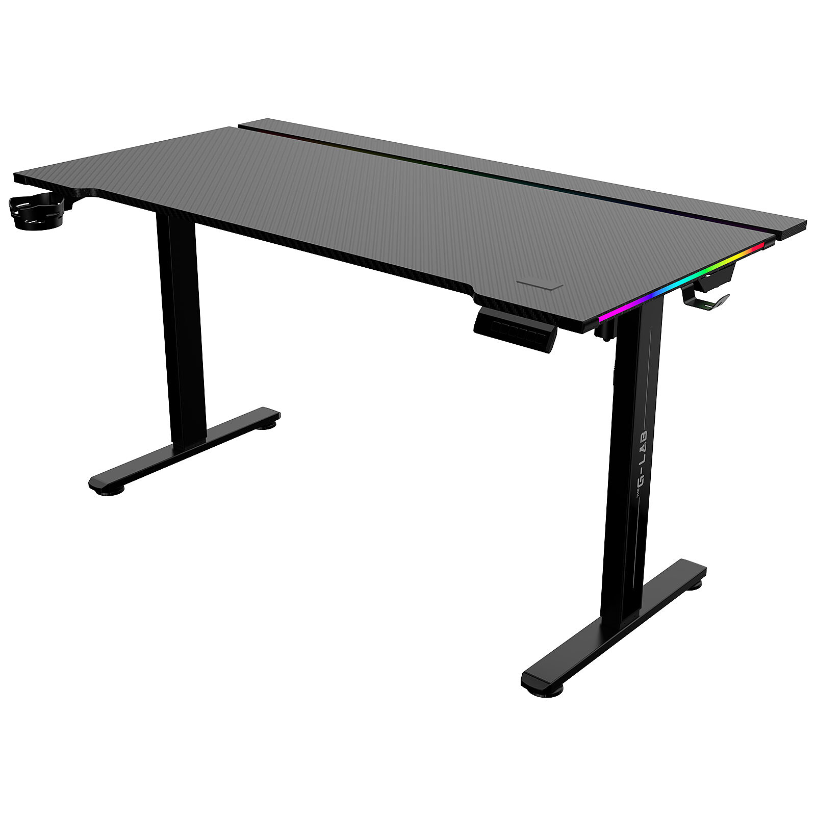 K-Desk Platinium RGB/Noir, 2 cartons