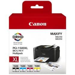 Cartouche PGI-1500XL BK,C,M,Y - Pack 4 couleurs