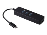 Adaptateur réseau - USB-C - RJ-45 - 3 x USB 3.0#