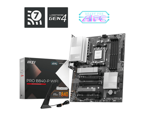PRO B840-P WIFI - B840/AM5/DDR5/ATX-Seconde Vie-Etat Satisfaisant