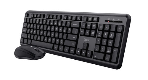 Clavier & Souris sans Fil Rechargeable Noir - BLUESTORK 