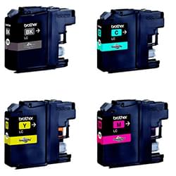 Pack de 4 Cartouches LC121 (BK/Y/M/C)-Seconde Vie-Très Bon Etat