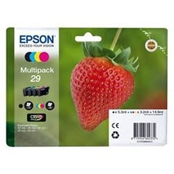 Pack Cartouche Noir et Couleurs N°29 - C13T2986402