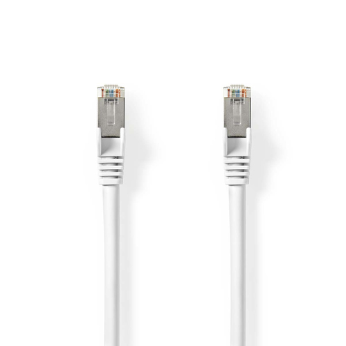 Câble RJ45 CAT8.1 S/FTP mâle/mâle - 0.25m - Blanc