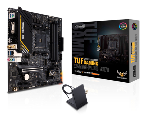 TUF Gaming A520M-PLUS WIFI - A520/AM4/DDR4/mATX-Seconde Vie-Très Bon Etat