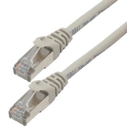 Câble réseau Cat.6A S/FTP Gris LSZH - 1m#
