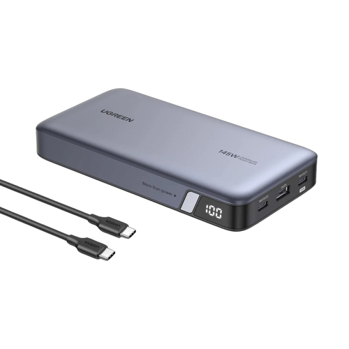 PowerBank 3 ports/25000mAh/145W/Gris