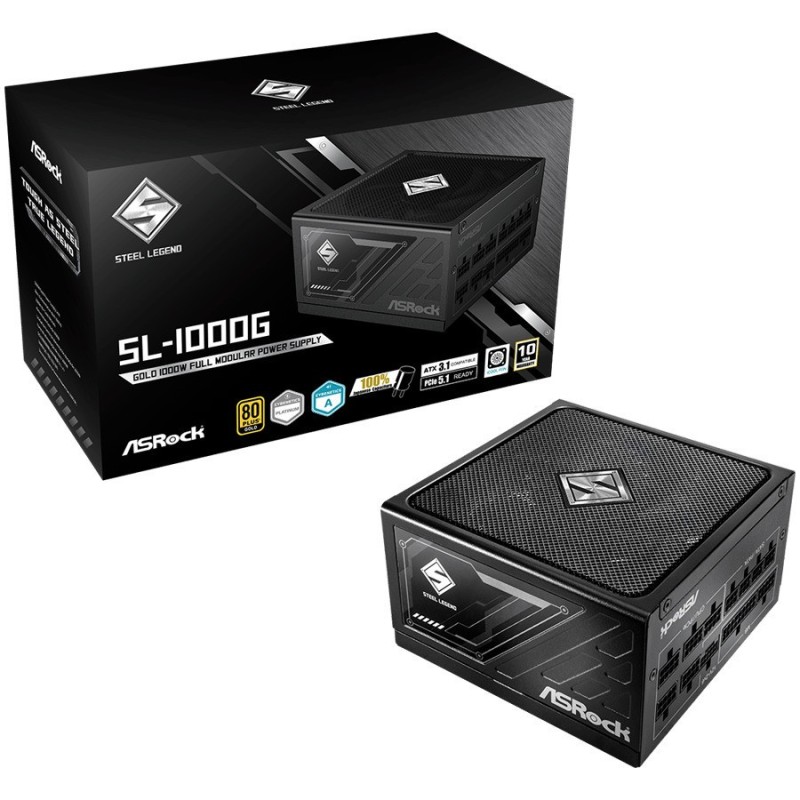 ATX 1000W - 80+ Gold - Steel Legend SL-1000G Noir