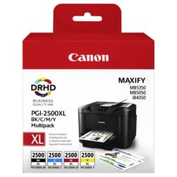 Pack 4 Cartouches BK,C,M,Y PGI-2500XL - 9254B004#