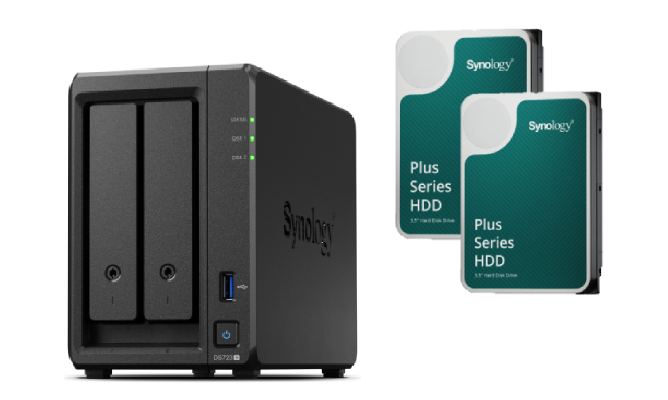 DS723+ - 2 Baies avec 2 Disques de 4To