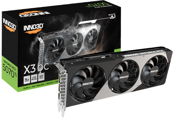 GeForce RTX 5070 Ti X3 OC-Seconde Vie-Etat Satisfaisant