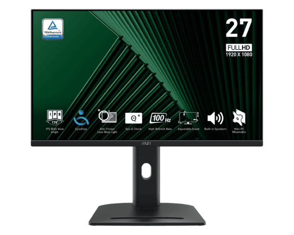 PRO MP275PG 27" FHD/100Hz/IPS/Pivot/HP/AdaptivSync-Seconde Vie-Très Bon Etat