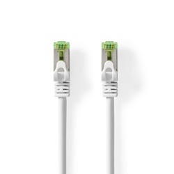 Câble RJ45 CAT7 S/FTP - male/male - 10m - Blanc 