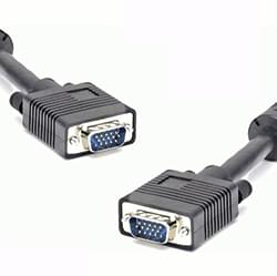 Câble SVGA M/M Blindé et Ferrite - 10m#