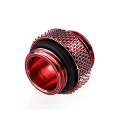 Fitting Mâle/Mâle droit rouge - 14mm