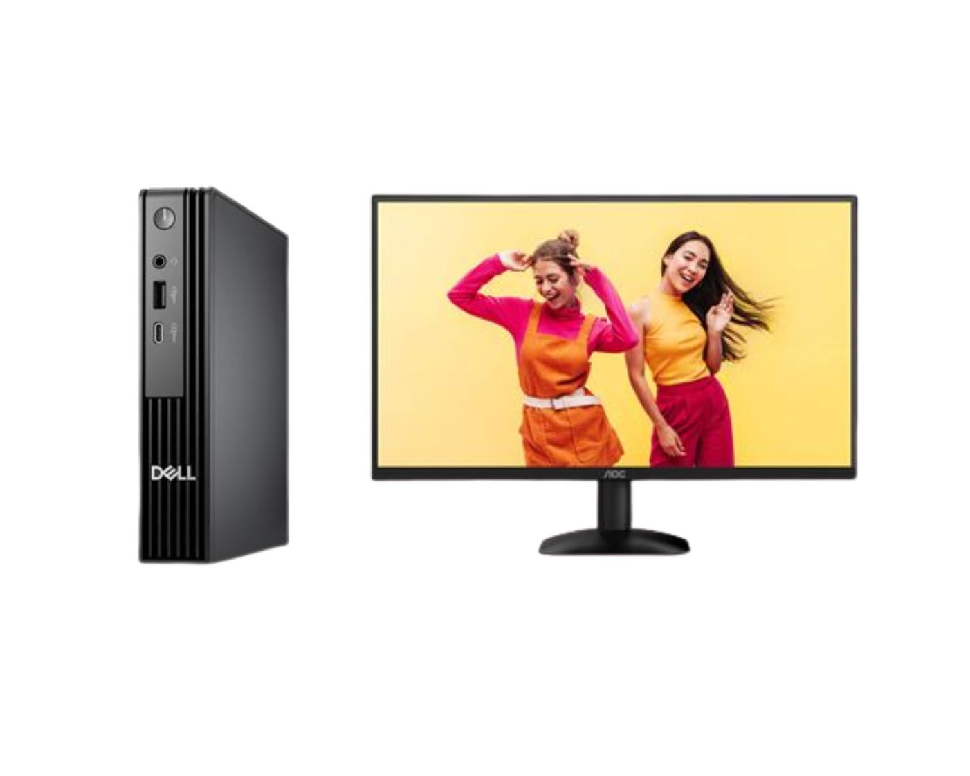 Micro PC i5-14500T/16G/512G/W11P + 24" FHD 100Hz