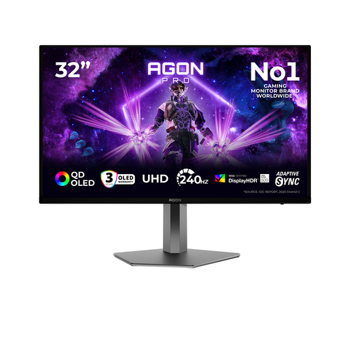 AGON Pro 31.5"OLED4K/240Hz/0,03ms/Pivot/Adapt.Sync#