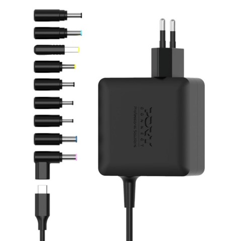 Alimentation secteur GaN 65W universelle-9 embouts