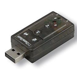 Mini carte son USB surrond 7.1 entree/sortie jack#