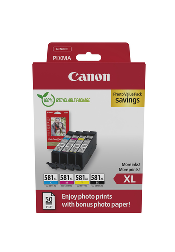 CLI-581 XL - multipack 4 couleurs#