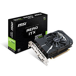 GTX 1050Ti AERO ITX 4G OCV1 -1050Ti/4G/DVI/DP/HDMI