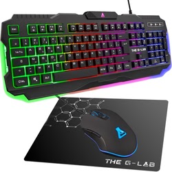 Combo Helium - Clavier/Souris/Tapis-Seconde Vie-Très Bon Etat