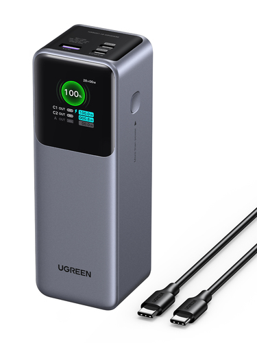 PowerBank 3 ports/25000mAh/200W/Gris