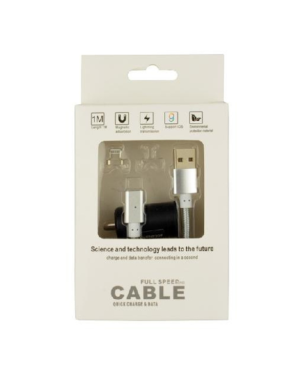 Chargeur allume-cigare USB-A + câble Lightning