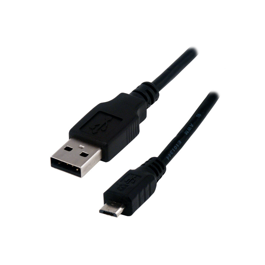 Câble USB-A 2.0 OTG vers micro USB B mâle/mâle-1m
