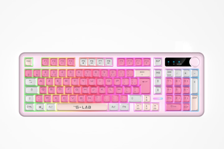 Keyz Caesium EX WL - Membrane/Ss fil/RGB/Rose