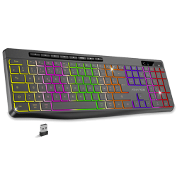 R-TYPE Noir Sans fil/RGB/Batterie/IPX4/Win et Mac