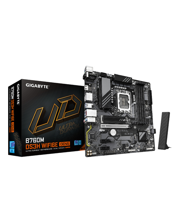 B760M DS3H WIFI6E GEN5 - LGA1700/DDR5/mATX-Seconde Vie-Etat Satisfaisant